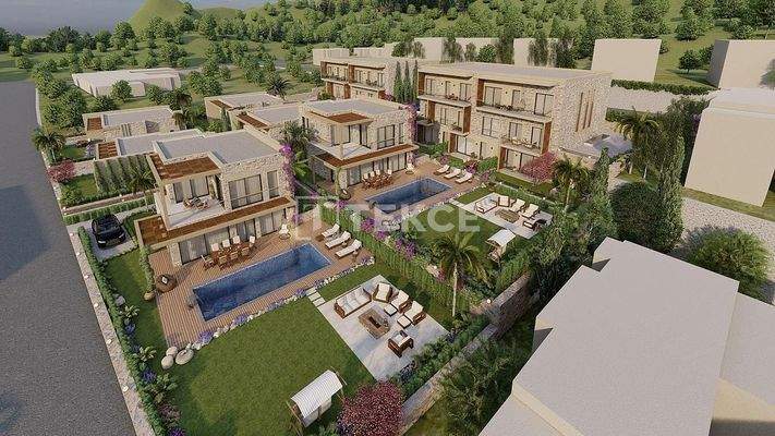Apartments 20 m from the Sea with Views in Bodrum