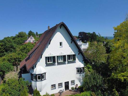 Außenansicht mit Stuck