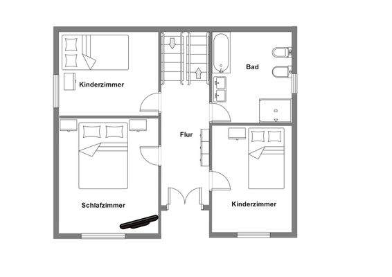 Grundriss Obergeschoss