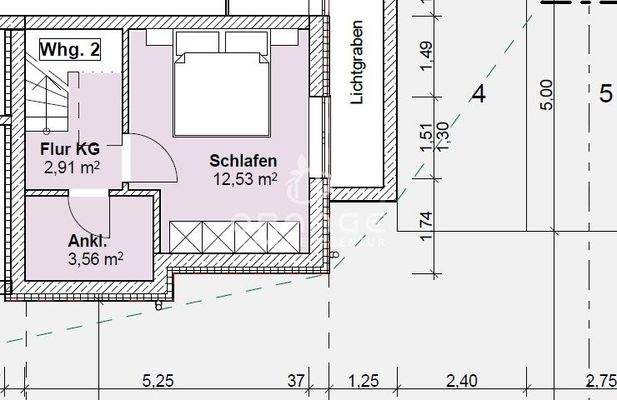 Grundriss Untergeschoss