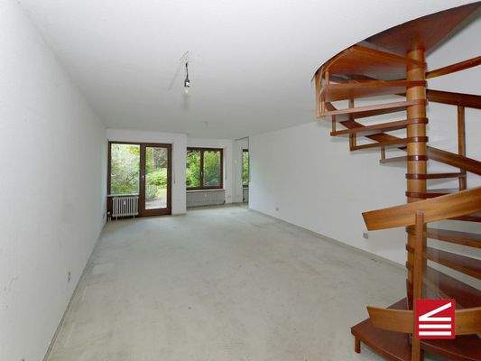 Wohn- Essbereich - Blick Richtung Terrasse