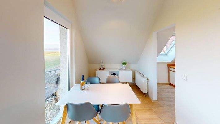 Esszimmer mit Meerblick