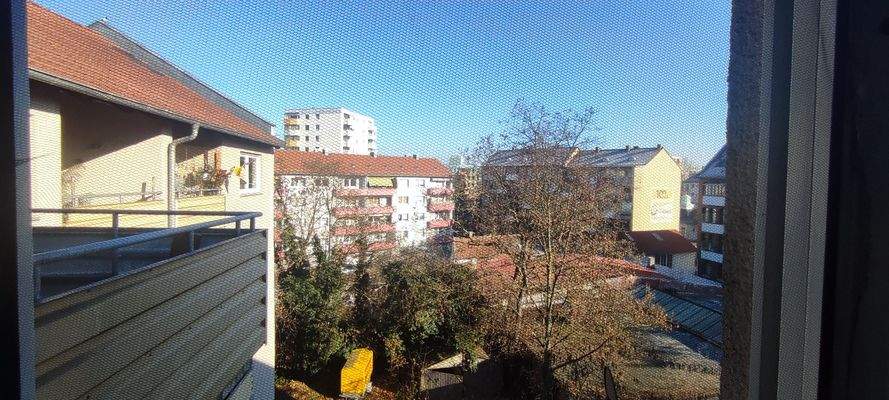 Ausblick vom Schlafzimmer