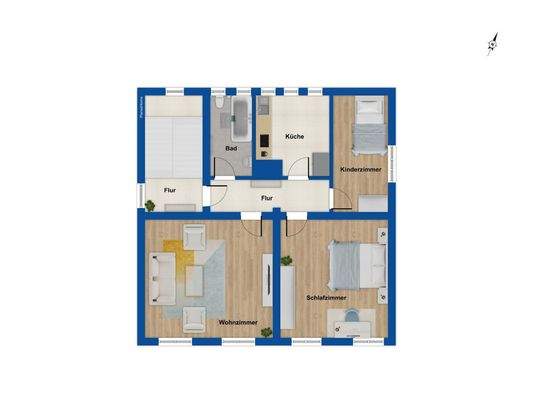 Grundriss 1. Obergeschoss