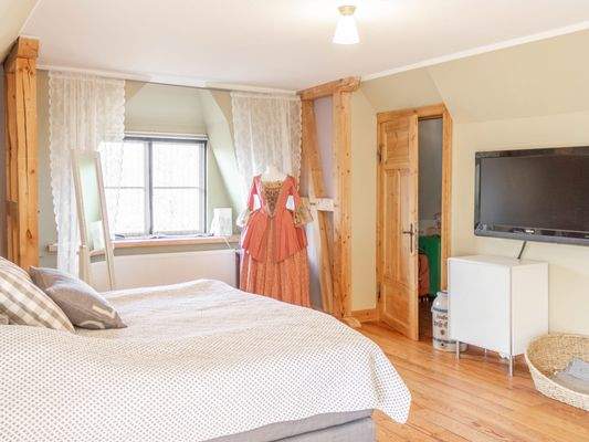 Blick in den Ankleidebereich