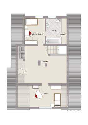 Grundriss Obergeschoss