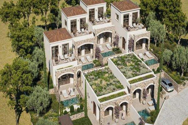 Nordkreta, Plaka: Neubau-Projekt! Traumhafte Villen mit Pool und Meerblick zu verkaufen