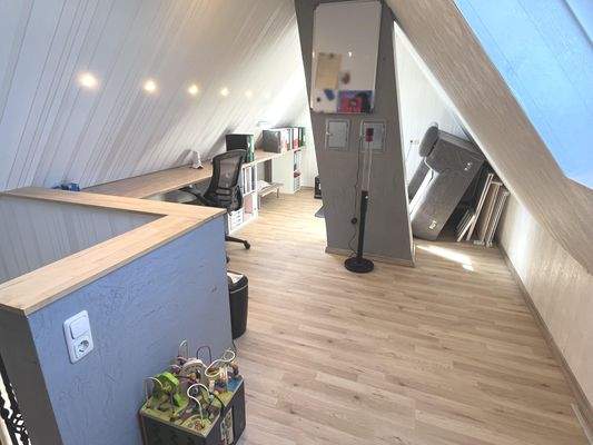 Der ausgebaute Dachboden (Nutzfläche)