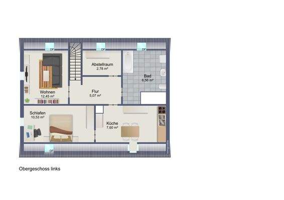 Obergeschoss links
