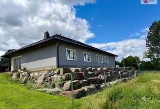 Einfamilienhaus Bungalow Elterlein Gartenseite