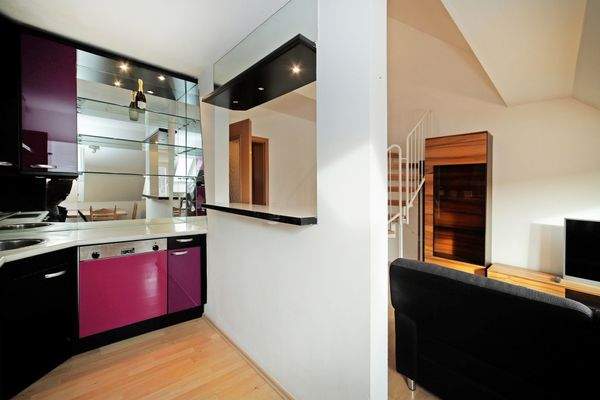 Einbauküche mit Theke