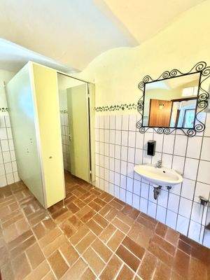 Sanitärbereich des Gasthauses