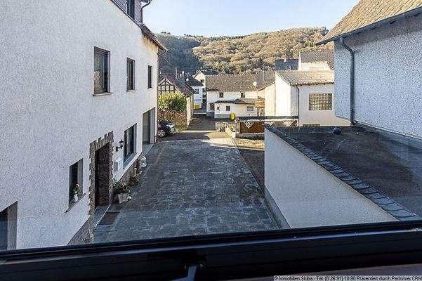 Blick aus dem Wohnzimmer