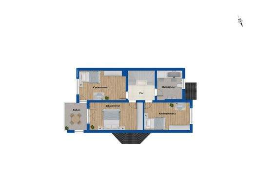 Grundriss - Obergeschoss