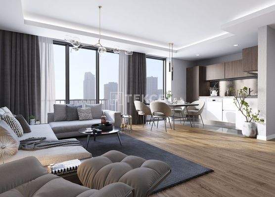 Apartments Close to the Financial Center in Istanbul Ataşehir