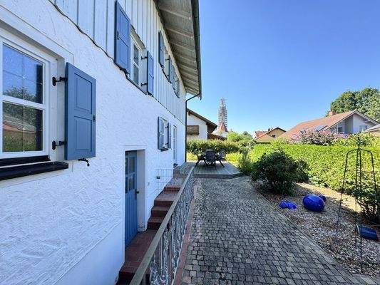 Nordseite des Gartens