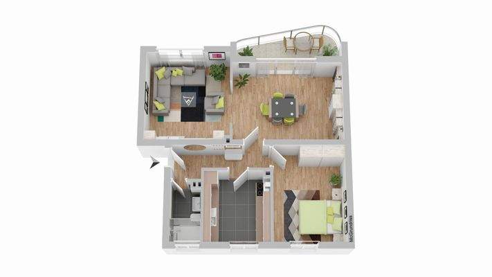 Grundriss, 1.OG., rechts