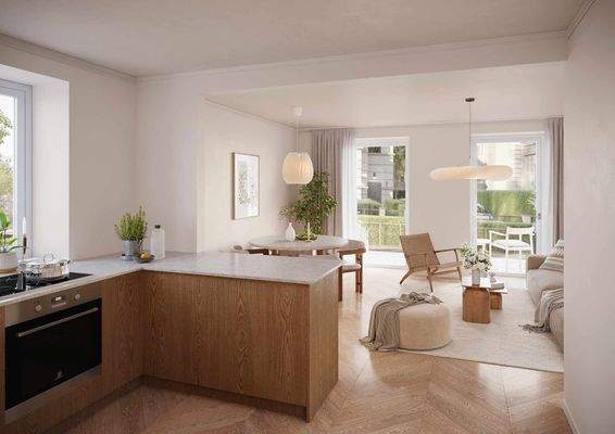 Wohn-Essbereich Visualisierung