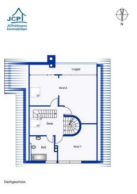 Dachgeschoss Grundriss