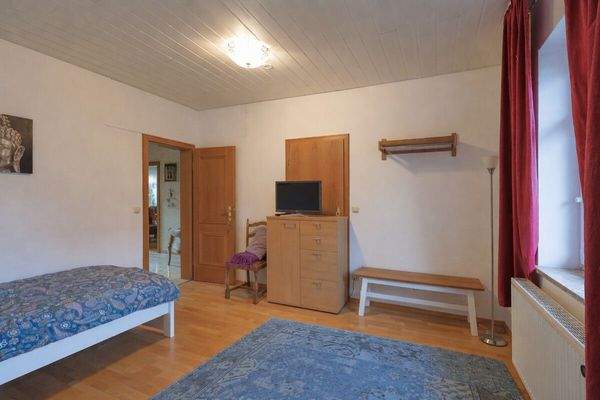 Das Gästezimmer der Erdgeschosswohnung