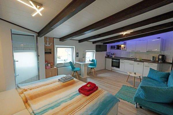 Maisonette - OG Wohnbereich mit Einbauküche