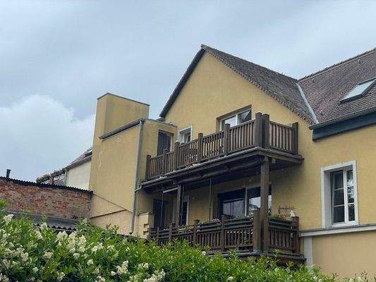 Hofseite des Eckhauses