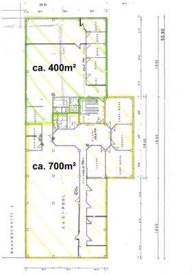 Grundriss 3. OG Teilflächen