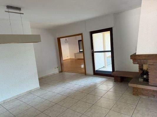 Esszimmer mit Kaminofen