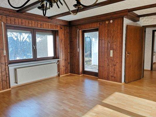 Zimmer im Hanggeschoß (Einliegerwohnung)