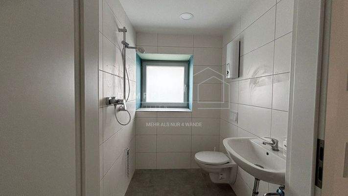 Badezimmer in den Sozialräumen