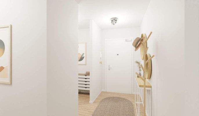 Heller und freundlicher Eingangsbereich