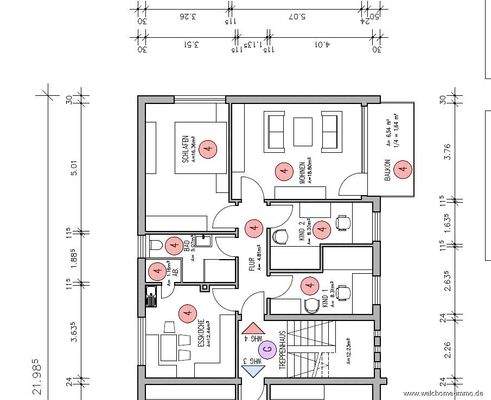 Grundriss 2. OG rechts