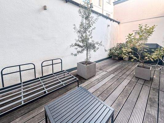 Terrasse Wohnung Nr. 1