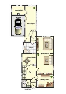 Grundriss Erdgeschoss