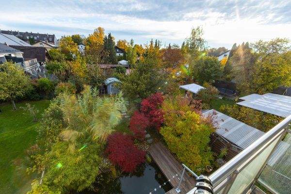Blick vom Balkon Südseite 