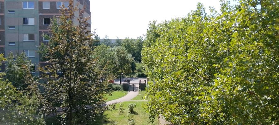 Blick vom Balkon