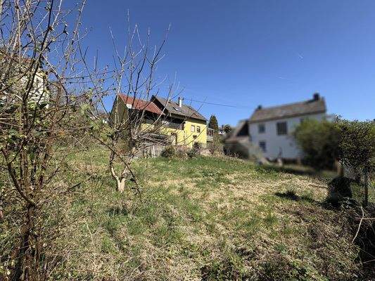 Außenansicht Gartenseite links