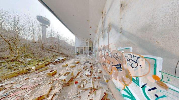 Nordost Innenansicht Bunker