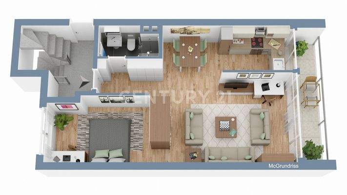 Grundriss Obergeschoss