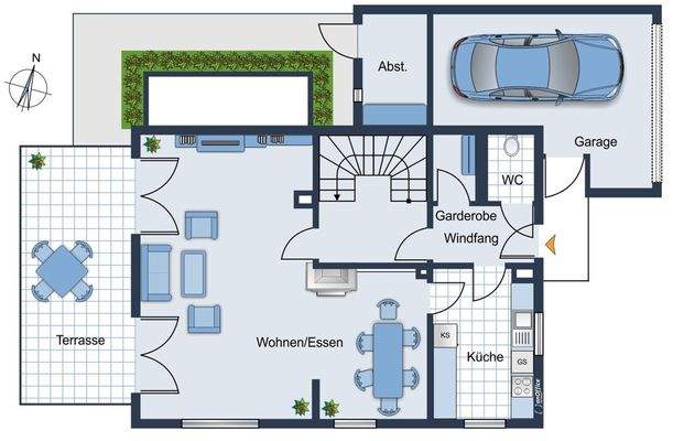 Grundriss Erdgeschoss