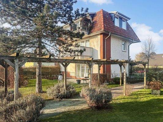 Hausansicht Richtung Terrasse