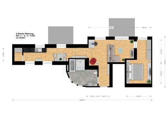 Grundriss (kann abweichen)