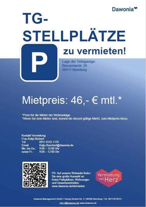 Nürnberg Garage, Nürnberg Stellplatz