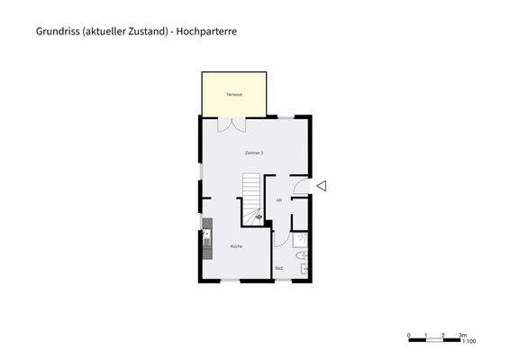 Grundriss - Hochparterre