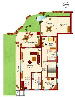 Grundriss Erdgeschoss