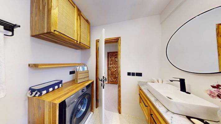 Modern-studio-apartment-in-Zanzibar-Laundry-machin