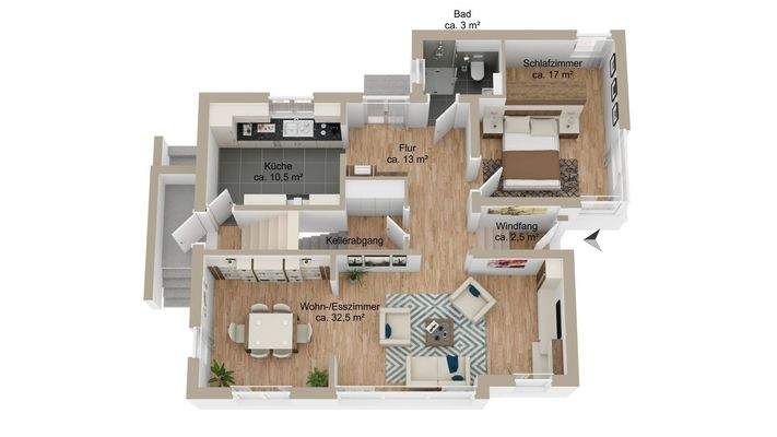 Grundriss Erdgeschoss