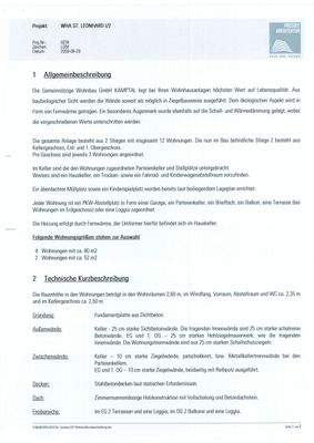 Baubeschreibung SEite 1