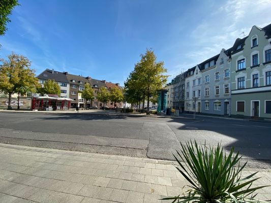 Blick auf dem Rohrplatz