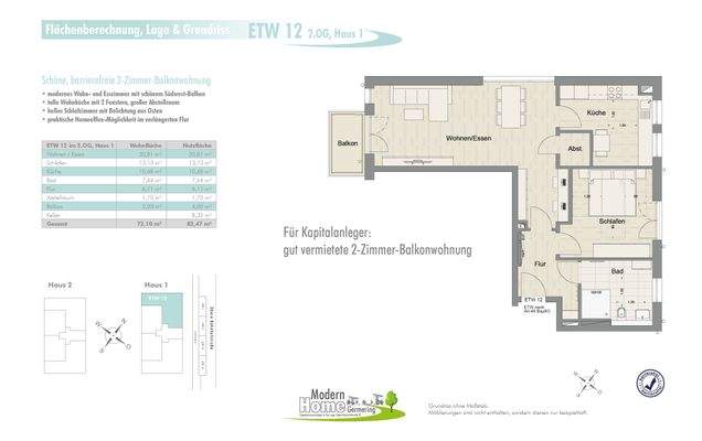 Grundriss ETW 12